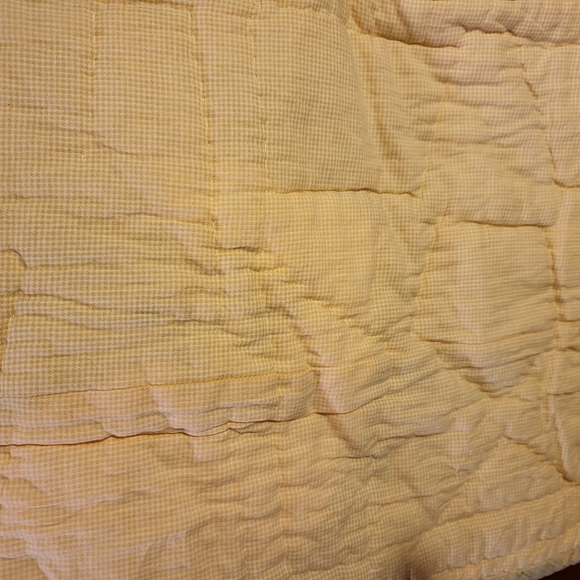 Vintage table runner QUILTED patchwork linens Estate find old vaf - Picture 3 of 13